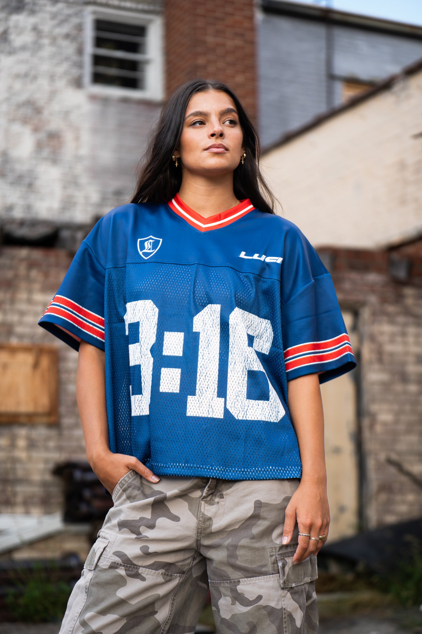 Blue "3:16" Jersey