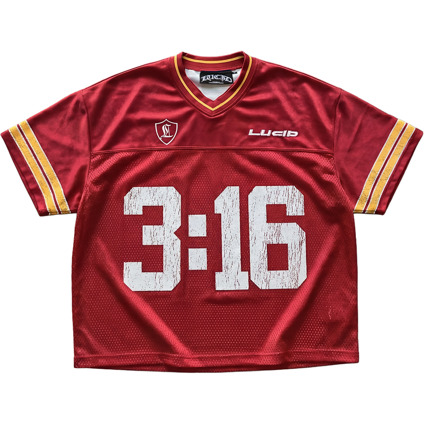 Red "3:16" Jersey