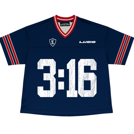 Blue "3:16" Jersey
