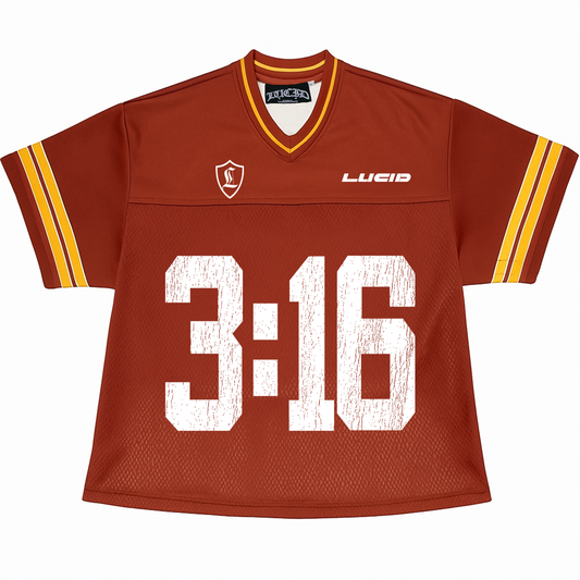 Red "3:16" Jersey
